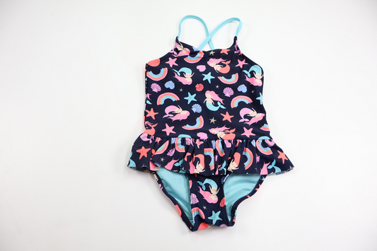 Badedragt fra H&M - Størrelse 98/104 - Marineblå