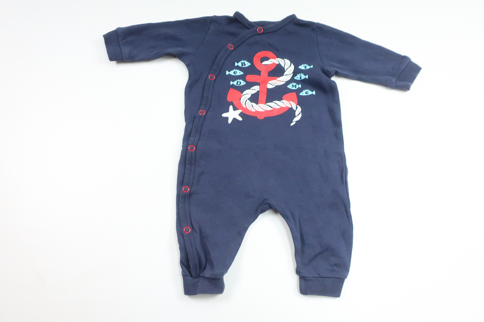 Pyjamas fra H&M - Størrelse 50 - Marineblå