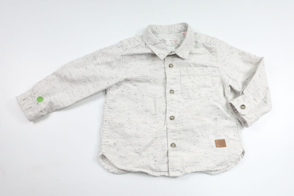 Skjorte fra Zara - Størrelse 74 - Grå