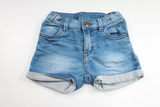 Denimshorts fra Lindex - Størrelse 74 - Denim