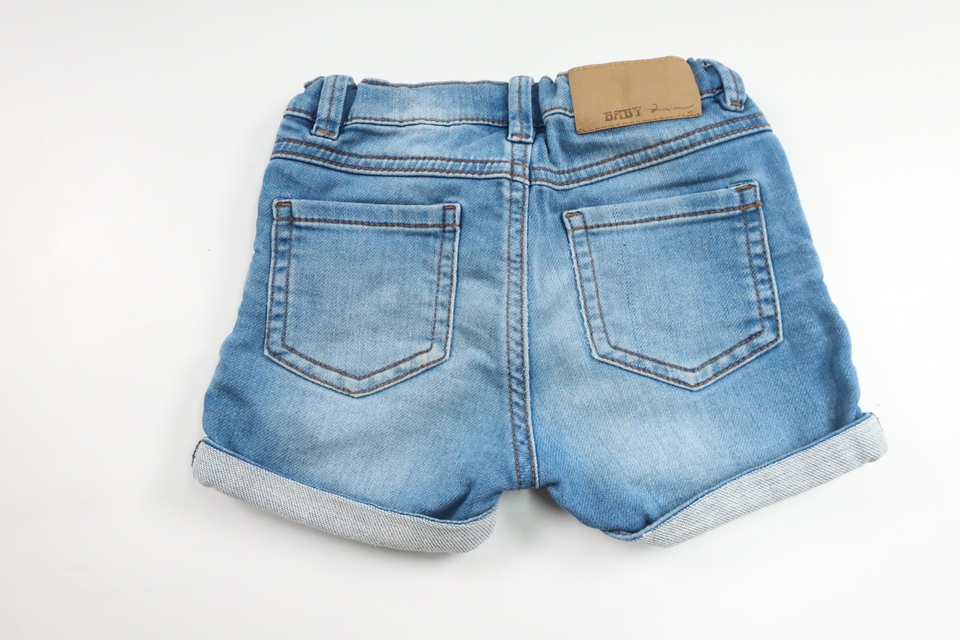 Denimshorts fra Lindex - Størrelse 74 - Denim