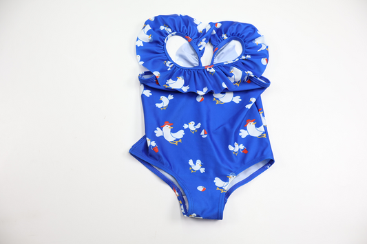 Badedragt fra H&M - Størrelse 74/80 - Blå