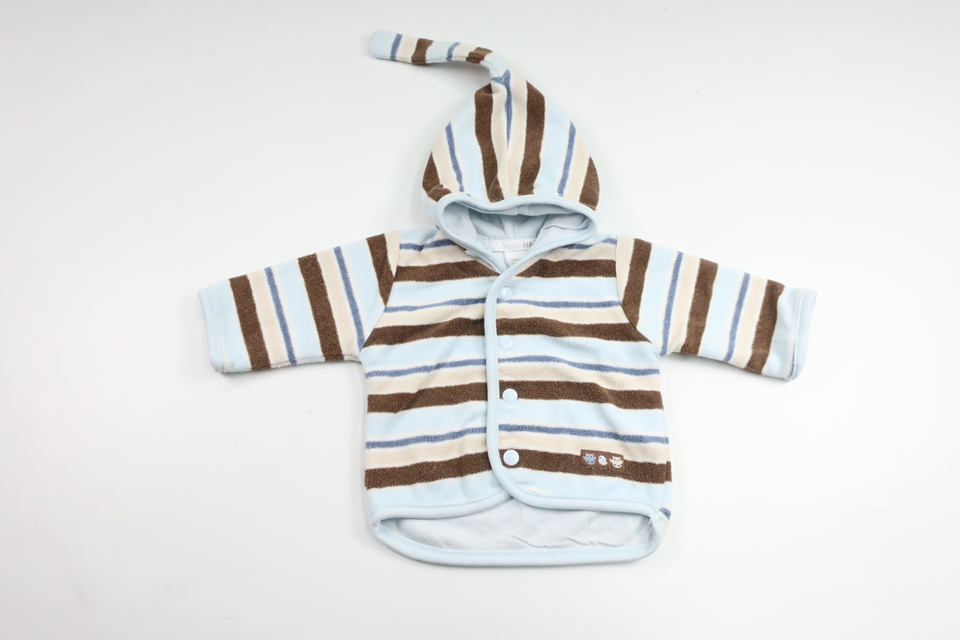 Fleece-hættetrøje fra H&M - Størrelse 50 - Blå