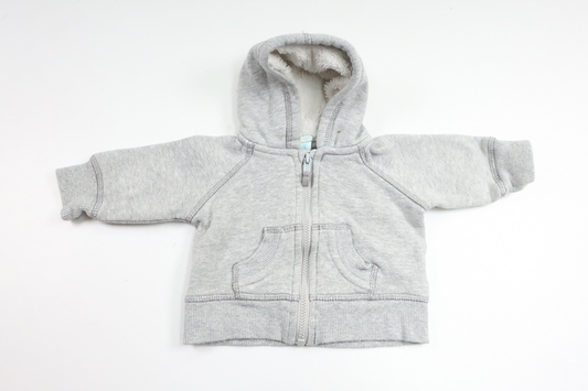 Hættejakke fra H&M - Størrelse 50 - Grå