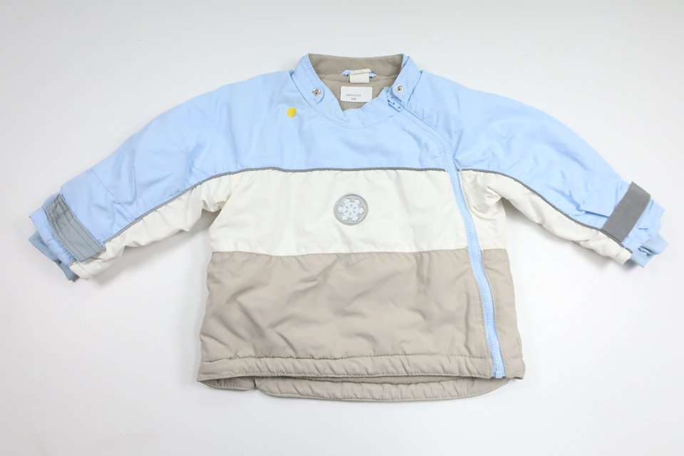 Fleeceforet jakke fra H&M - Størrelse 80 - Blå