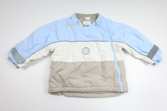 Fleeceforet jakke fra H&M - Størrelse 80 - Blå