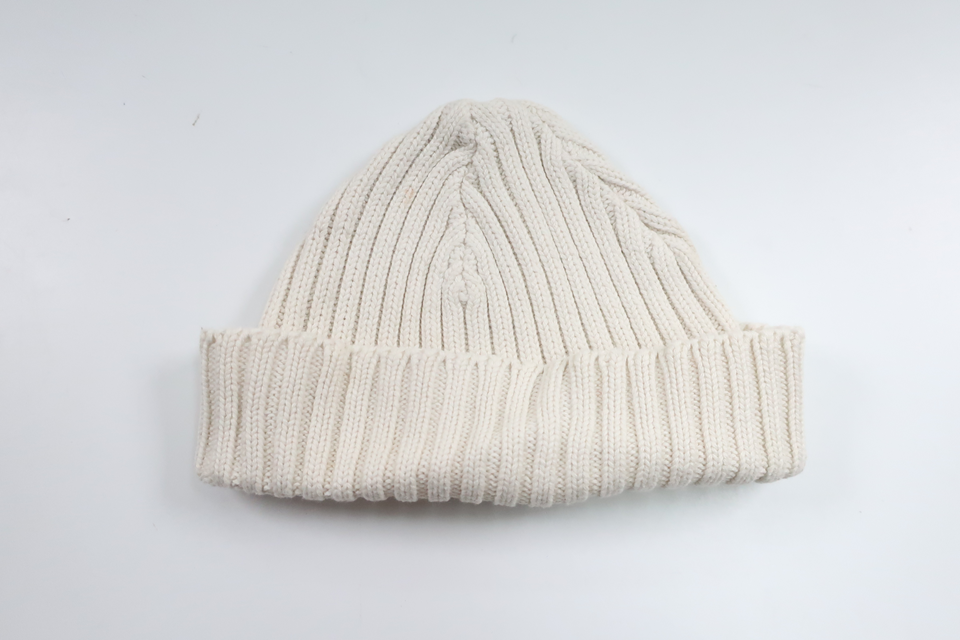 Ribbet hue fra Ebbe - Størrelse 56/62 - Beige