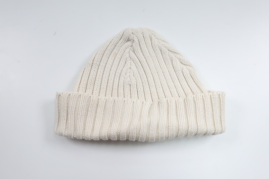 Ribbet hue fra Ebbe - Størrelse 56/62 - Beige