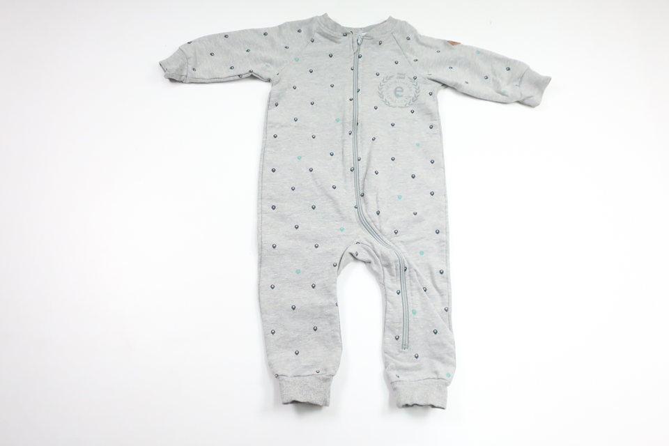 Heldragt fra Ebbe - Størrelse 62/68 - Grå