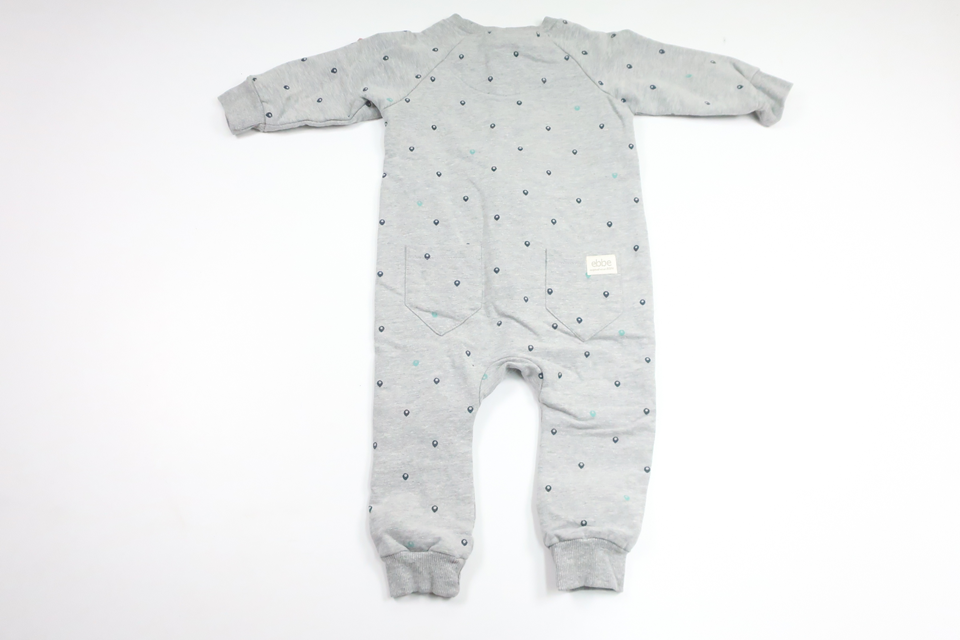 Heldragt fra Ebbe - Størrelse 62/68 - Grå