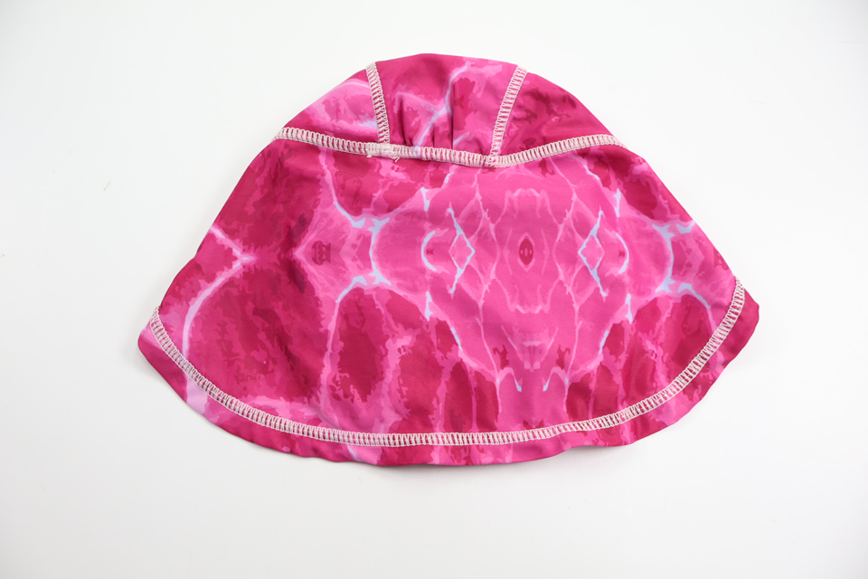 Badehætte/UV-hat fra Mini - Størrelse 68 - Rosa