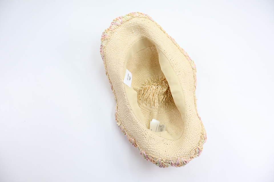 Stråhat fra Lindex - Størrelse 128/146 - Beige