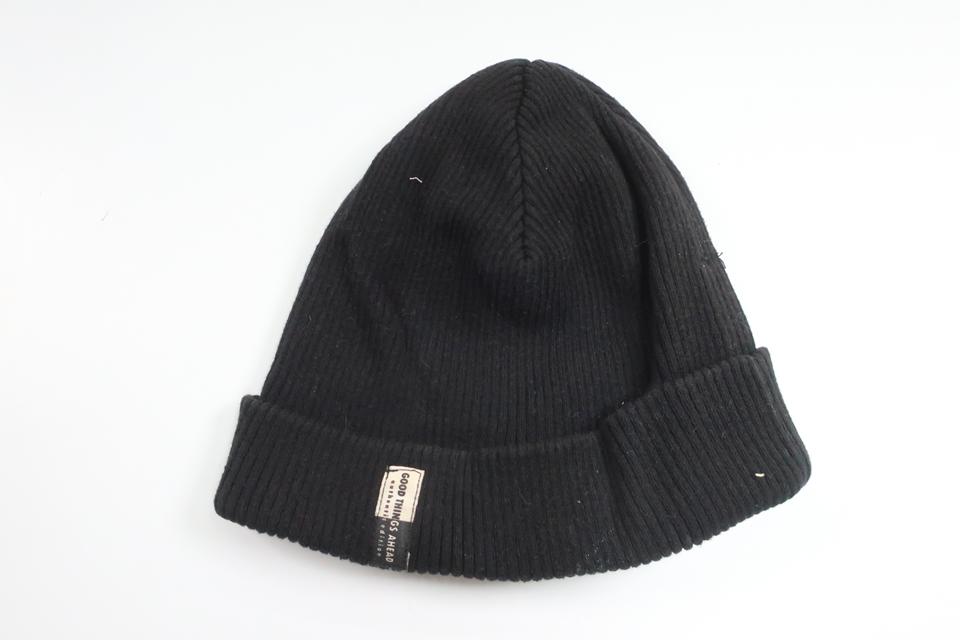 Ribbet strikket hue fra Zara - Størrelse 68/74 - Sort