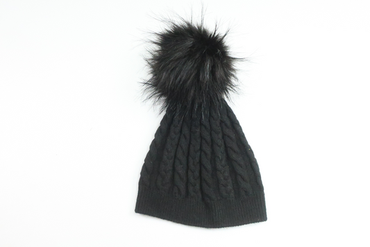 Hue med kvast fra Honey & Lemon - Størrelse 62/68 - Sort