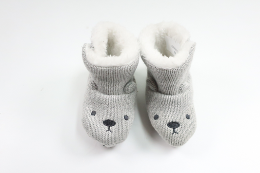 Fleeceforede støvletter fra Newbie - Størrelse 19/20 - Grå