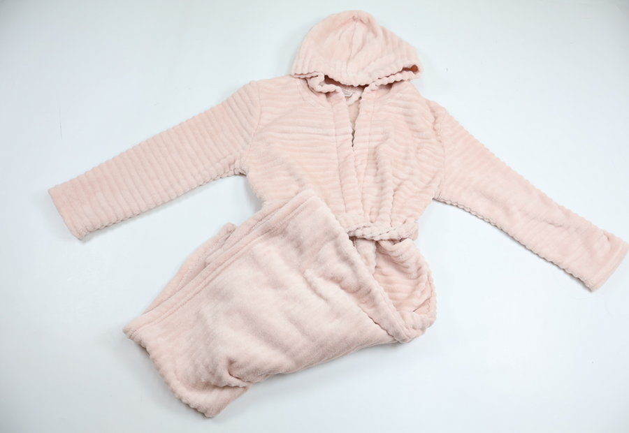 Badekåbe/Morgenkåbe fra Ukendt - Størrelse 122/128 - Rosa