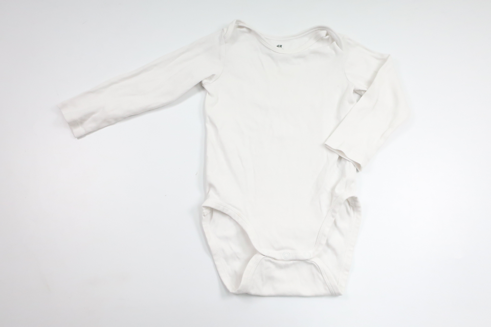 Bodysuit fra H&M - Størrelse 92 - Hvid