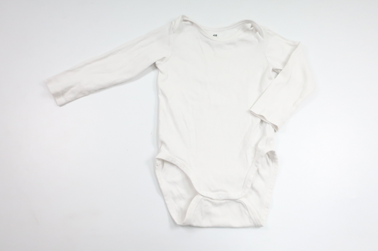 Bodysuit fra H&M - Størrelse 92 - Hvid