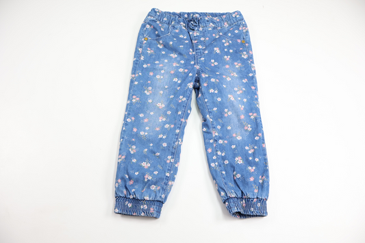 Fodrede bukser fra Kappahl - Størrelse 92 - Denim