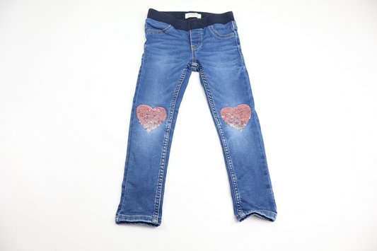 Jeansbukser fra Lindex - Størrelse 104 - Denim