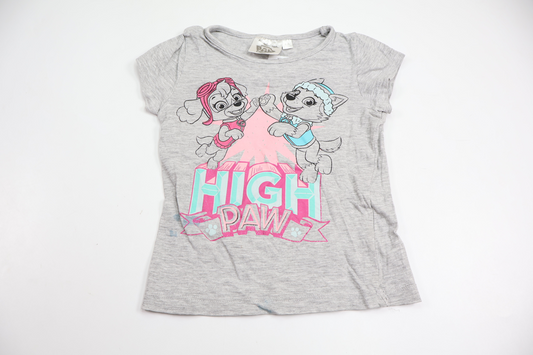T-shirt med Paw Patrol fra Nickelodeon - Størrelse 98/104 - Grå