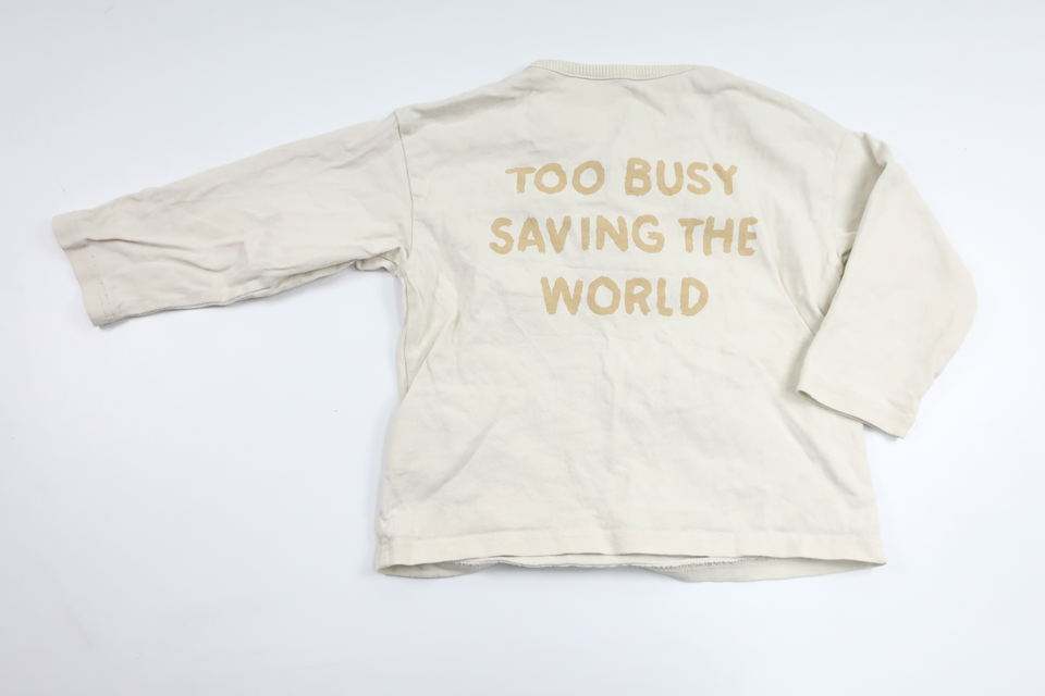 Spiderman-trøje fra H&M - Størrelse 92 - Off-white
