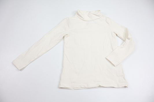 Polo med rullekrave fra H&M - Størrelse 92 - Hvid