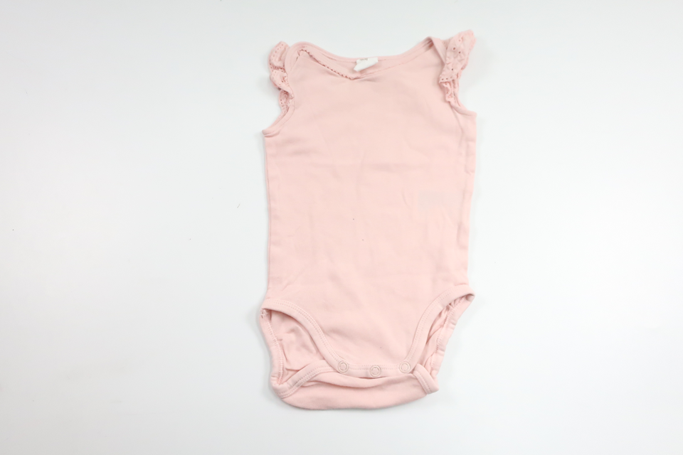 Bodysuit fra H&M - Størrelse 68 - Lyserød