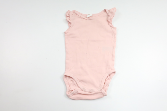 Bodysuit fra H&M - Størrelse 68 - Lyserød