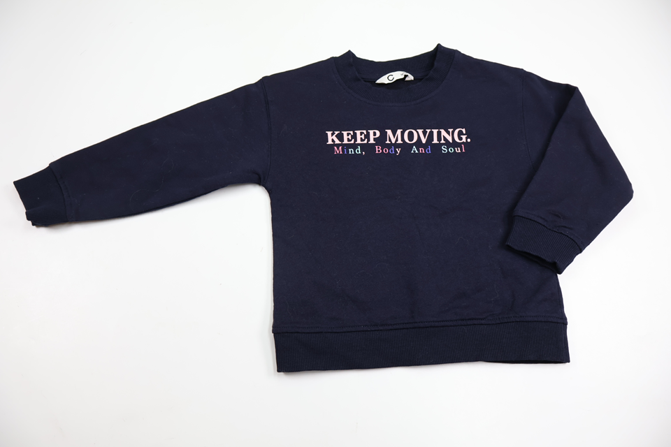 Sweatshirt fra Cubus - Størrelse 98/104 - Marineblå