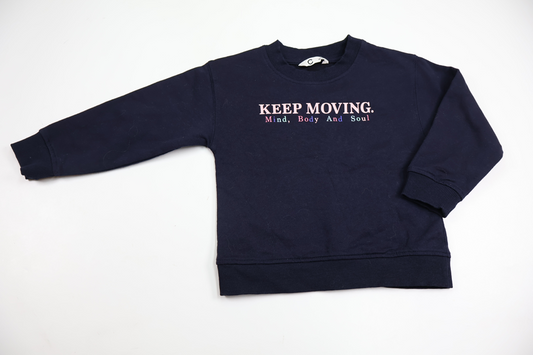 Sweatshirt fra Cubus - Størrelse 98/104 - Marineblå