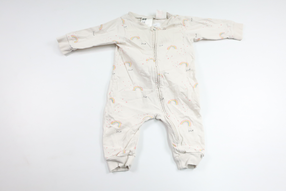 Pyjamas fra H&M - Størrelse 62 - Hvid