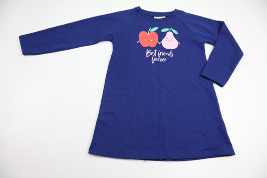 Sweatshirtkjole fra Sweet Heart - Størrelse 98/104 - Blå