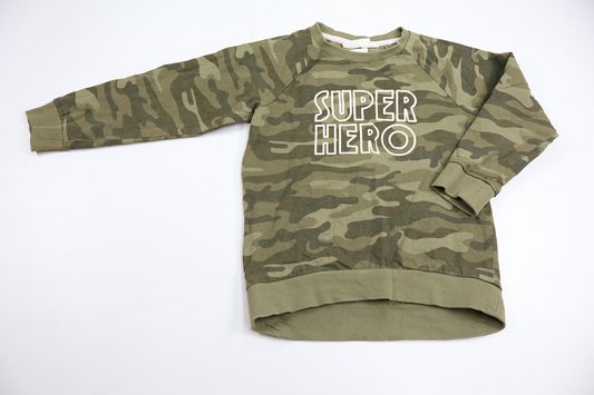 Sweatshirt fra Kappahl - Størrelse 98/104 - Grøn