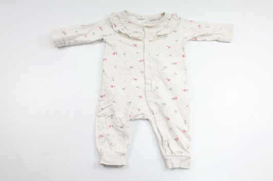 Pyjamas fra H&M - Størrelse 62 - Hvid