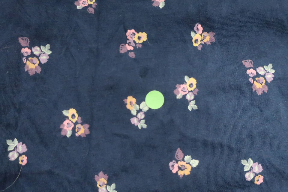 Blomsterkjole fra Lindex - Størrelse 110 - Marineblå