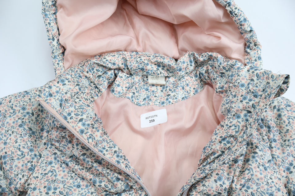 Vatteret jakke fra H&M - Størrelse 86 - Blå