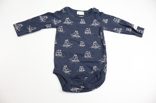 Bodysuit fra Newbie - Størrelse 62 - Marineblå