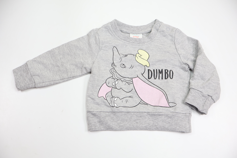 Sweatshirt fra Disney - Størrelse 62 - Grå