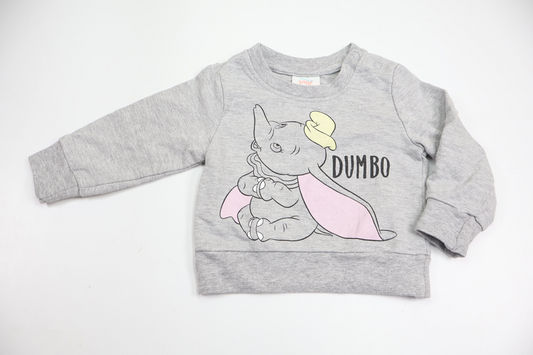 Sweatshirt fra Disney - Størrelse 62 - Grå