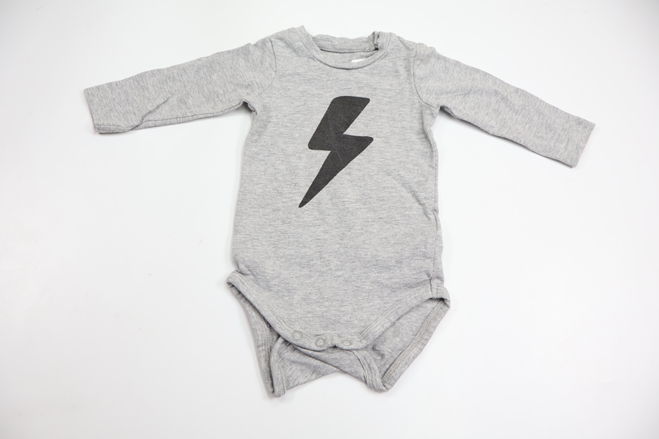 Bodysuit fra Name It - Størrelse 62 - Grå