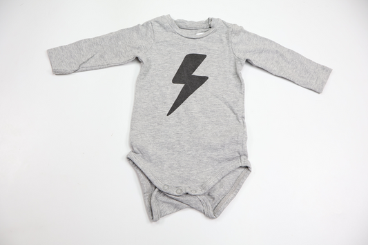 Bodysuit fra Name It - Størrelse 62 - Grå