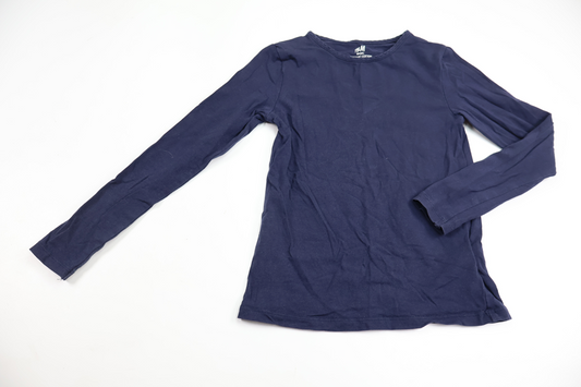 Sweater fra H&M - Størrelse 122/128 - Marineblå