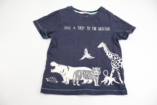 T-shirt fra H&M - Størrelse 98/104 - Blå