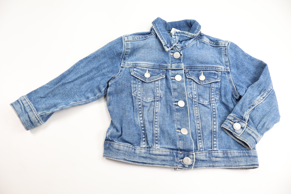Denimjakke fra H&M - Størrelse 104 - Denim