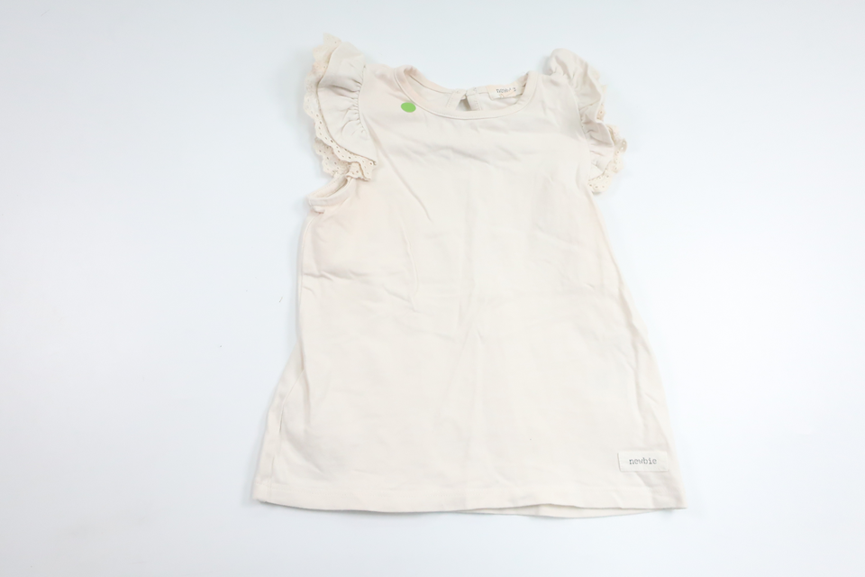 Tanktop fra Newbie - Størrelse 86/92 - Hvid