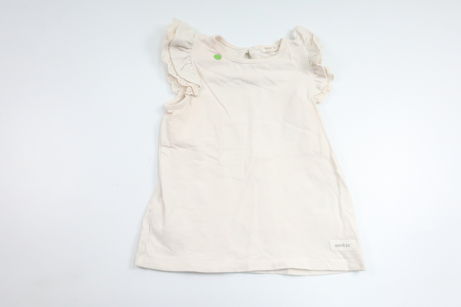 Tanktop fra Newbie - Størrelse 86/92 - Hvid