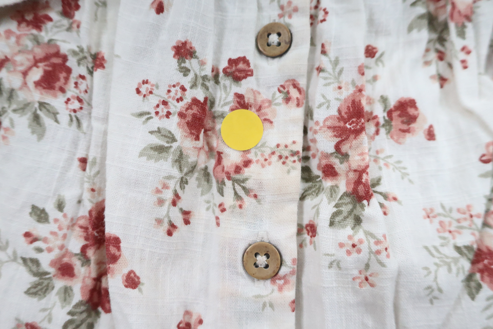 Blomstertunika fra Newbie - Størrelse 80 - Hvid