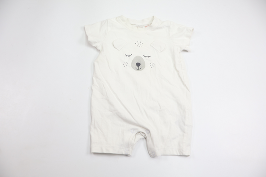 Pyjamas fra H&M - Størrelse 68 - Hvid