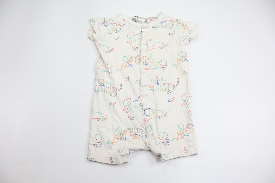 Pyjamas fra H&M - Størrelse 74 - Hvid